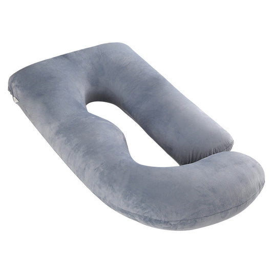 Ergonomic J-Shaped Pregnancy Pillow